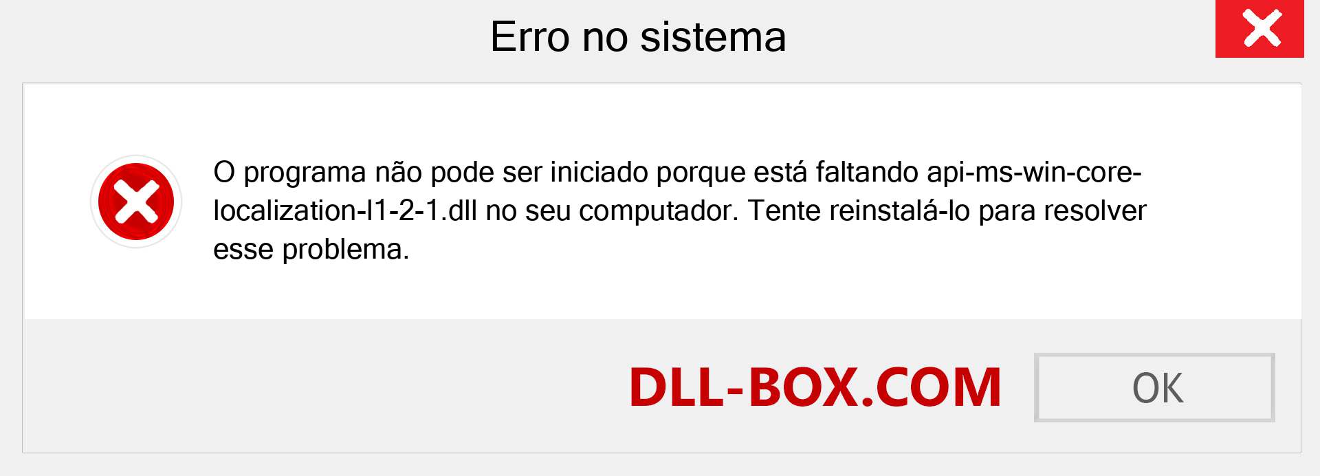 Arquivo api-ms-win-core-localization-l1-2-1.dll ausente ?. Download para Windows 7, 8, 10 - Correção de erro ausente api-ms-win-core-localization-l1-2-1 dll no Windows, fotos, imagens